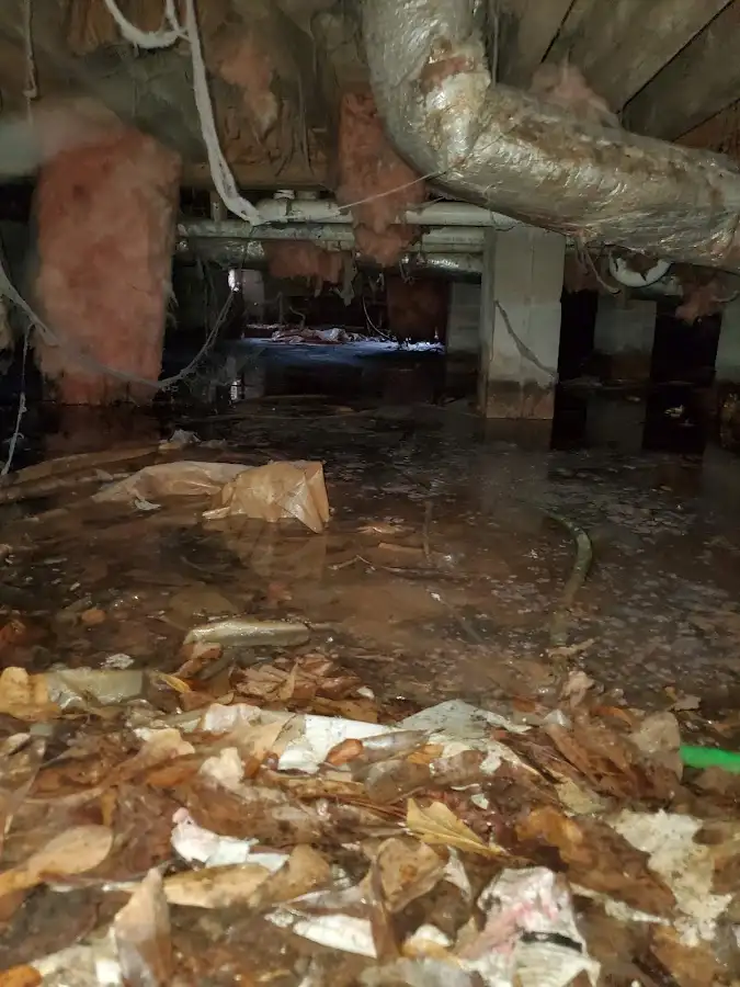 Crawl space flood assessment for Commercial Water Damage Restoration in Apopka